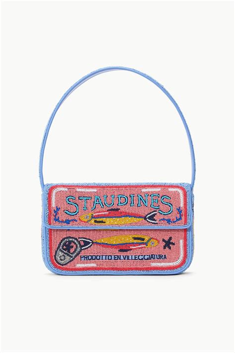 staud beaded bag dupe|staud beaded tote bag sardines.